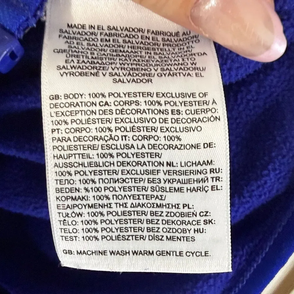 The North Face Kids Royal Blue Fleece Hoodie
